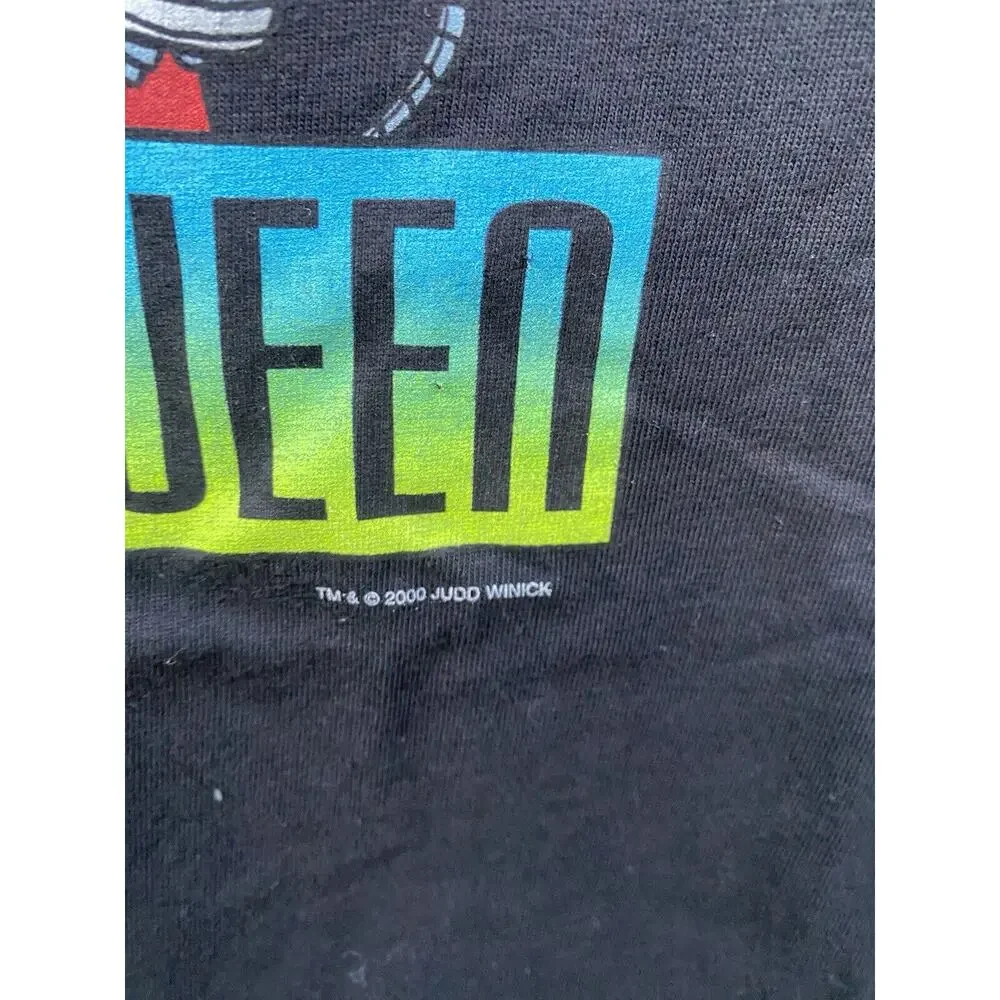 Vintage Y2K Barry Ween T Shirt Size XL Black 2000 - Picture 8 of 11